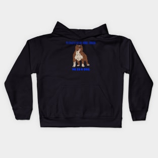 My child is not an honor student they are a dog Kids Hoodie